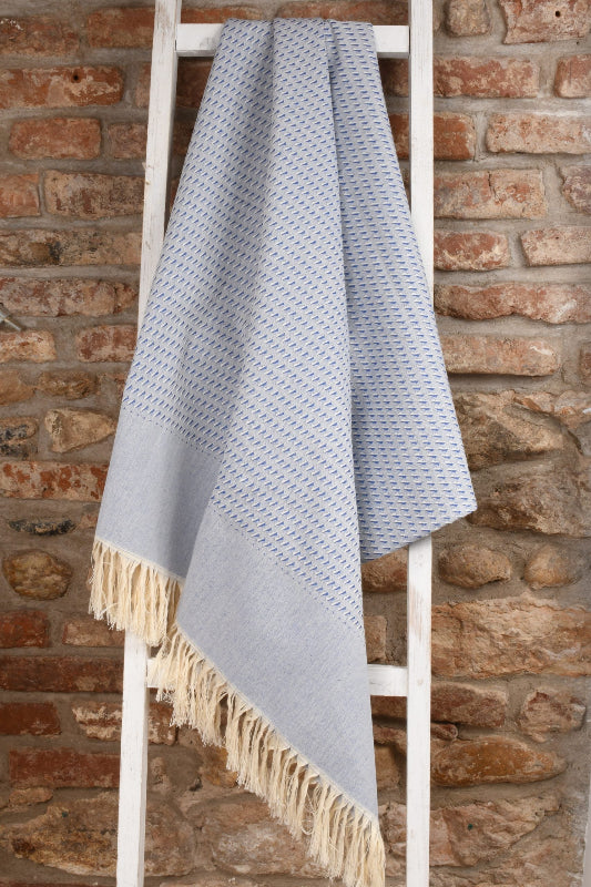 Fouta éponge en coton 90 cm x 190 cm personnalisable fabrication France 🇫🇷