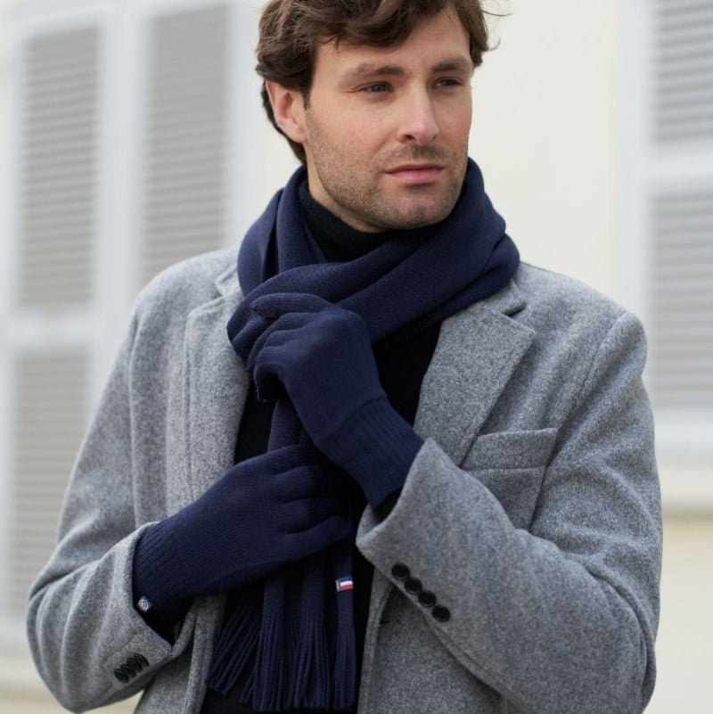 Gant tactile 50% laine