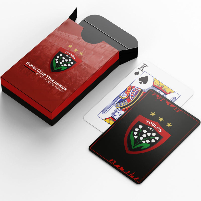 Jeu de 54 cartes à jouer personnalisable fabrication France - Le Cadeau Français