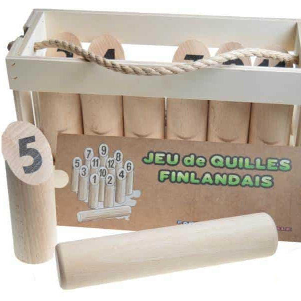 Jeu de quilles finlandaises personnalisable - Le Cadeau Français