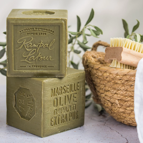 Savon de Marseille traditionnel Marius Fabre® personnalisable 🇫🇷