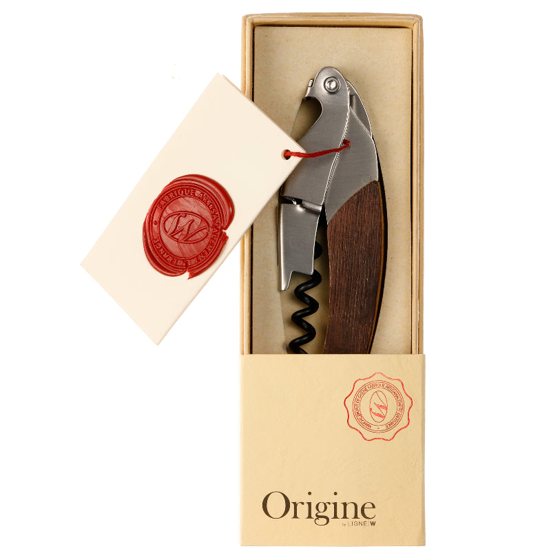 Sommelier fût de chêne en boîte kraft Origine personnalisable