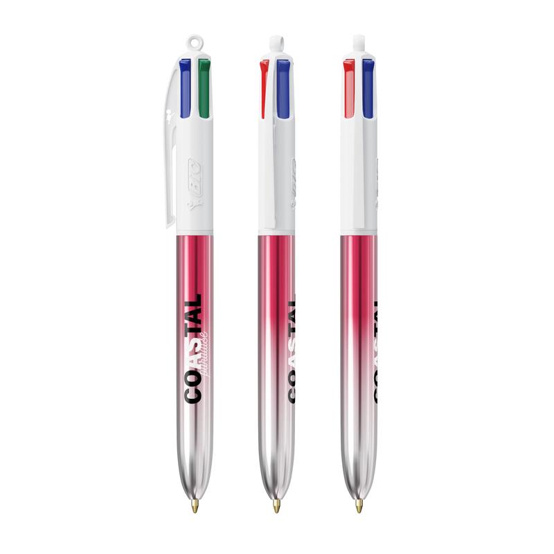Stylo BIC® 4 Couleurs Bicolor personnalisé fabrication France 🇫🇷
