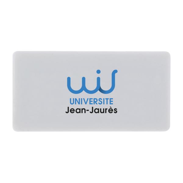 Aimant rectangulaire en plastique personnalisé 🇫🇷