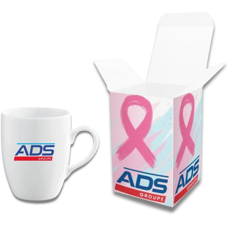 Étui avec fond à enclenchement 100% personnalisé (pour mug, bougie, etc.)