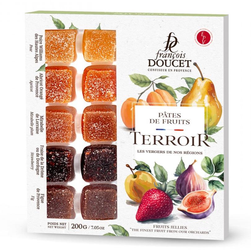 Assortiment de 20 pâtes de fruit Terroirs 200g François Doucet