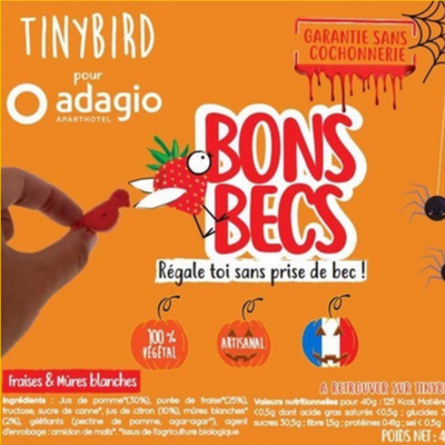 personnalisation sachet bonbons tinybird - Le Cadeau Français