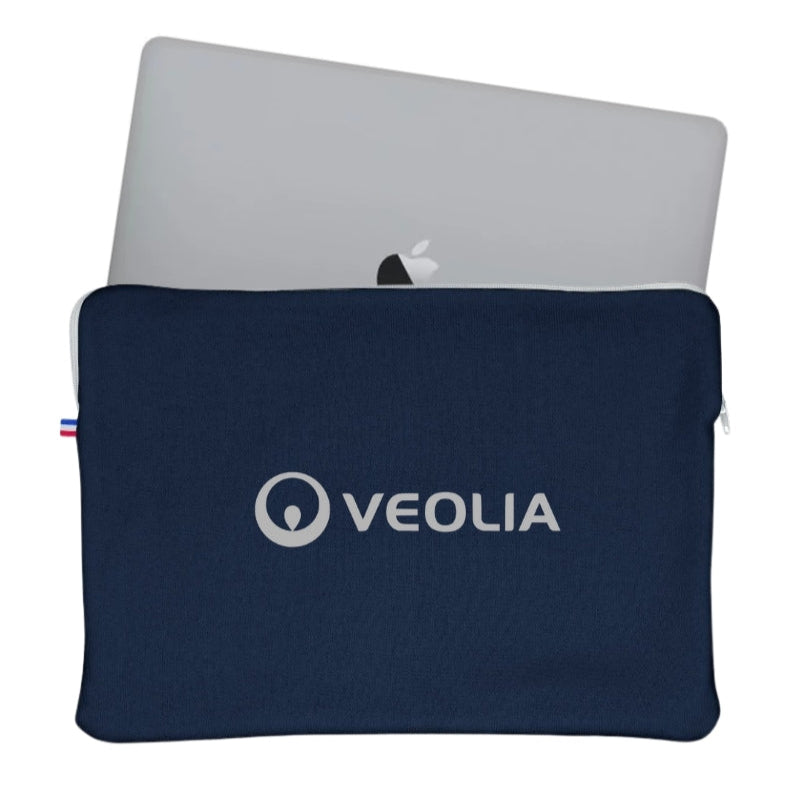 Pochette ordinateur en coton personnalisé VEOLA - Le Cadeau Français