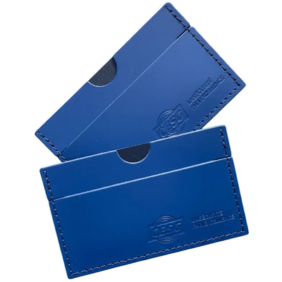 Porte-cartes en cuir recyclé personnalisé CSEG - Le Cadeau Français