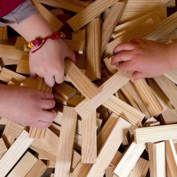 Jeu de construction en bois 200 pièces fabrication France 🇫🇷