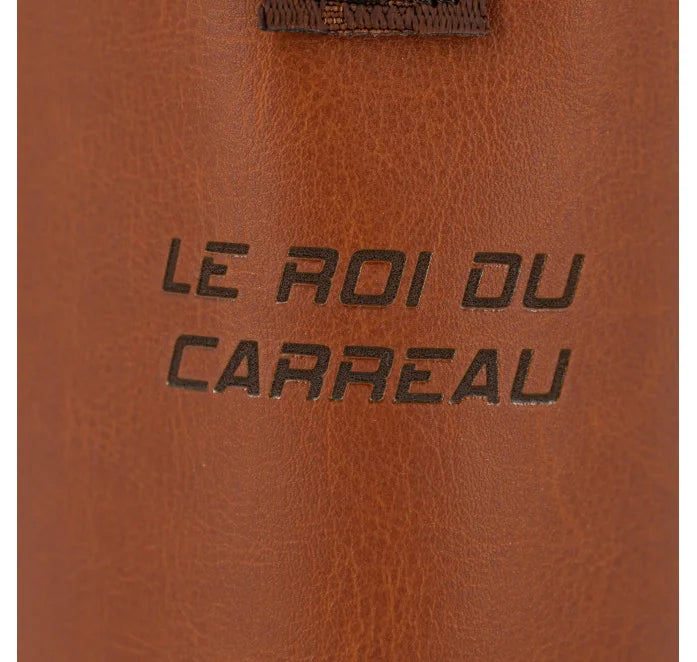 Sacoche en cuir pour set de pétanque OBUT® fabrication France 🇫🇷- Le Cadeau Français