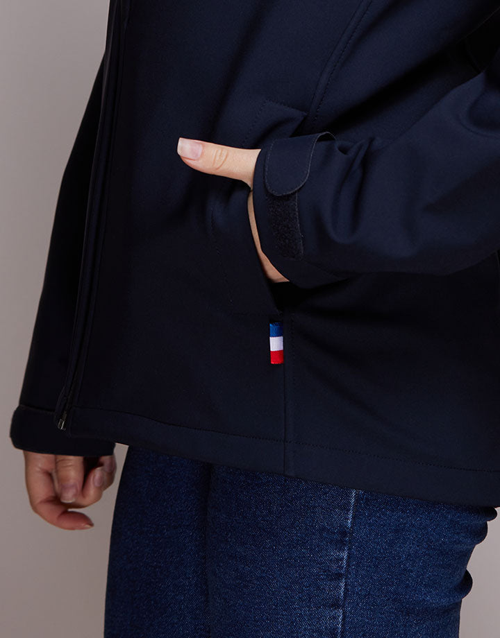 Blouson softshell Femme SALEVE personnalisable fabrication France 🇫🇷