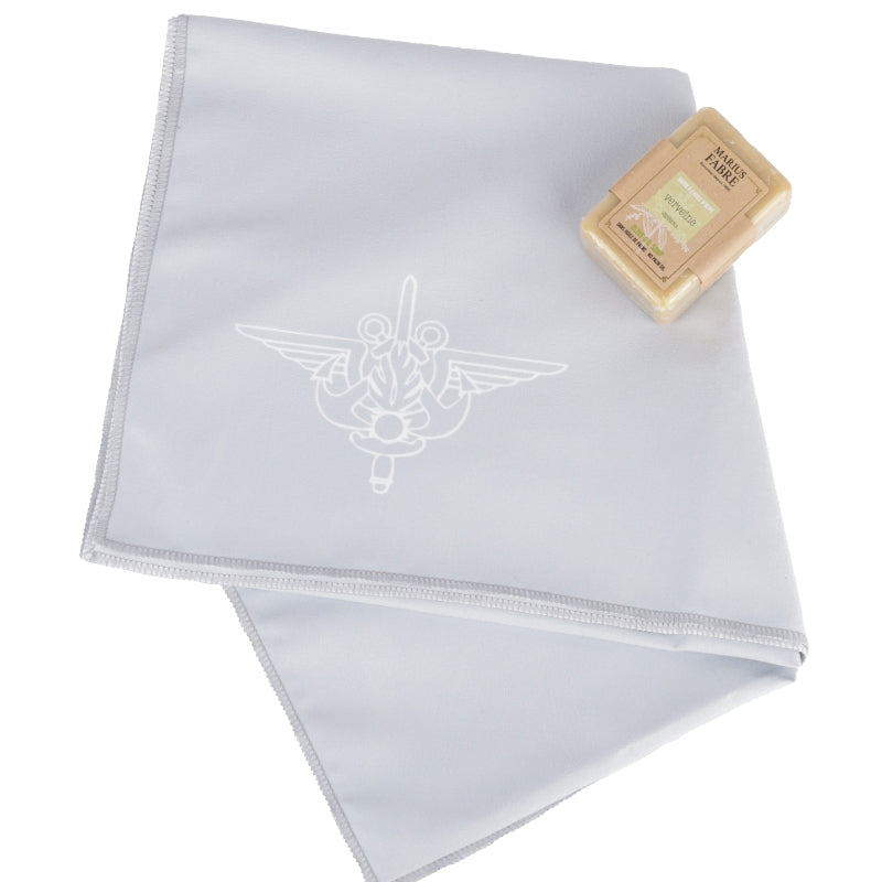 Serviette de sport en micro-fibre ultra-absorbante personnalisée fabrication France 🇫🇷