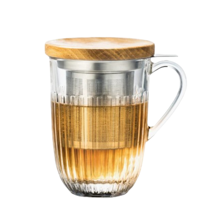 Tisanière en verre Pillivuyt fabrication France - Le Cadeau Français
