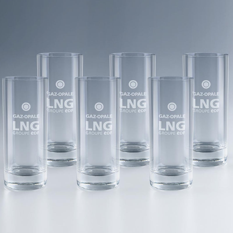 Verre à jus Luminarc personnalisable par gravure logo entreprise - Le Cadeau Français