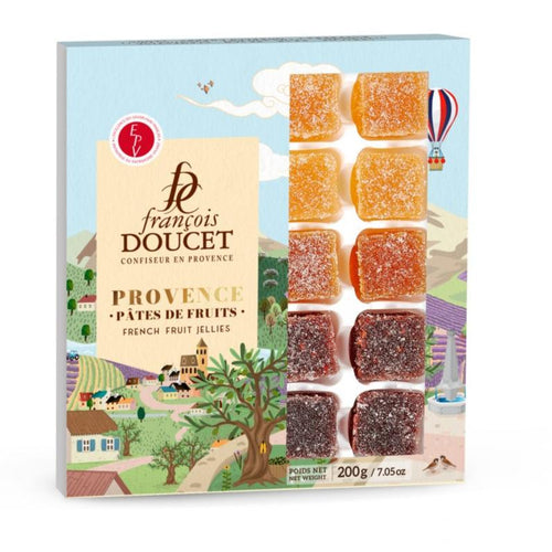 Assortiment de 20 pâtes de fruit Voyage en Provence 200g François Doucet fabrication France 🇫🇷