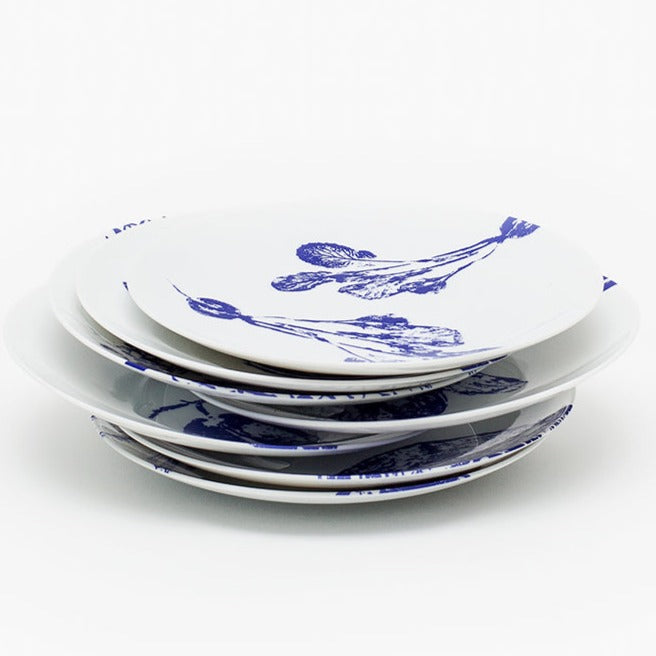 Assiettes à dessert en porcelaine de Limoges Non Sans Raison®