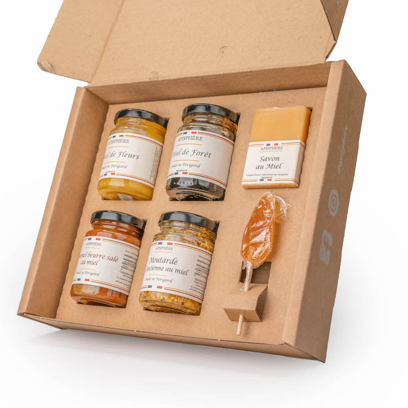 Coffret découverte 6 produits de la ruche Apisphère®