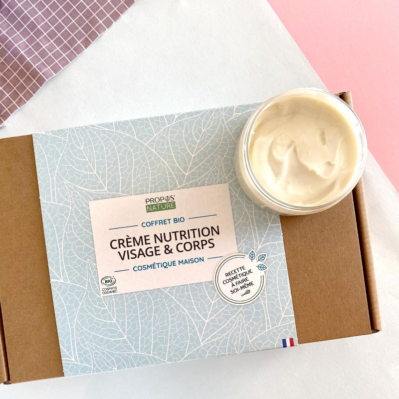 Kit cosmétique crème nutrition visage & corps