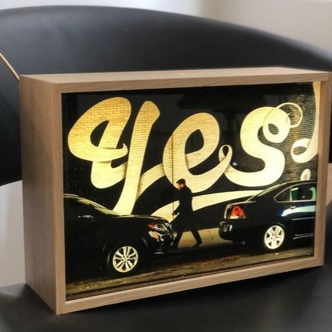 Cadre photo lumineux à personnaliser Dada Light®