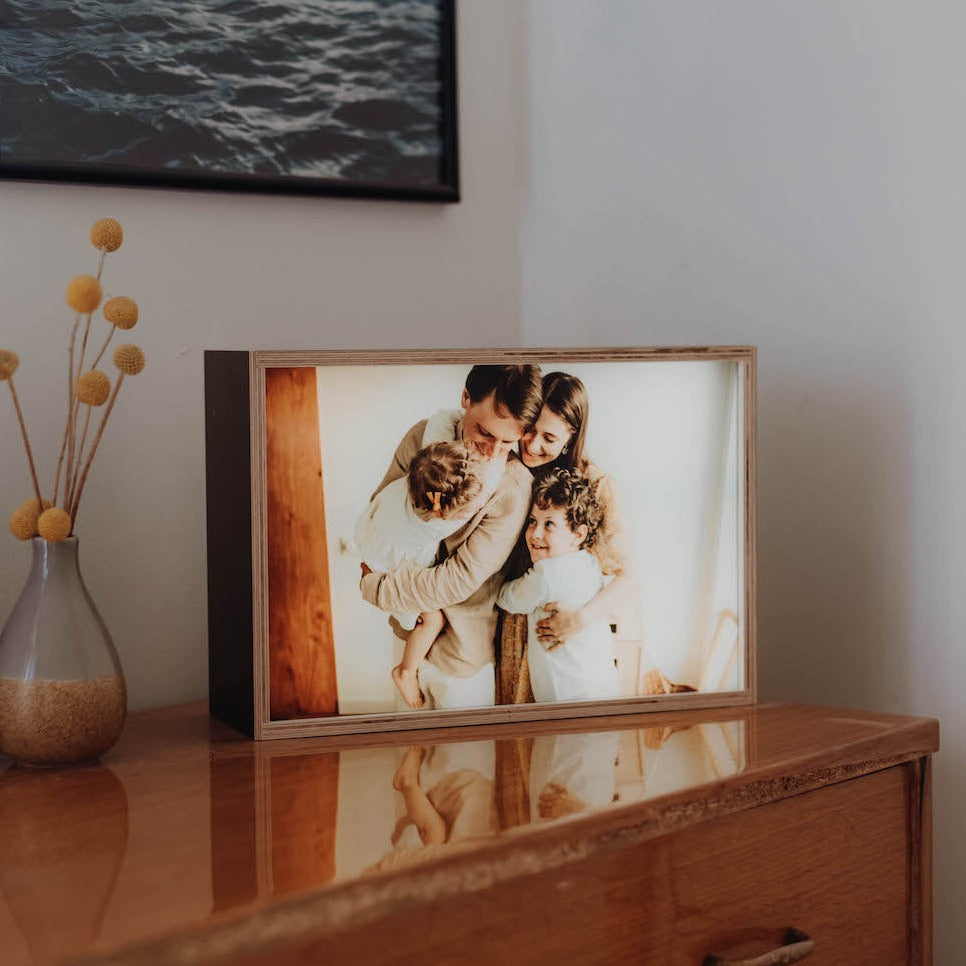 Cadre photo lumineux à personnaliser Dada Light®