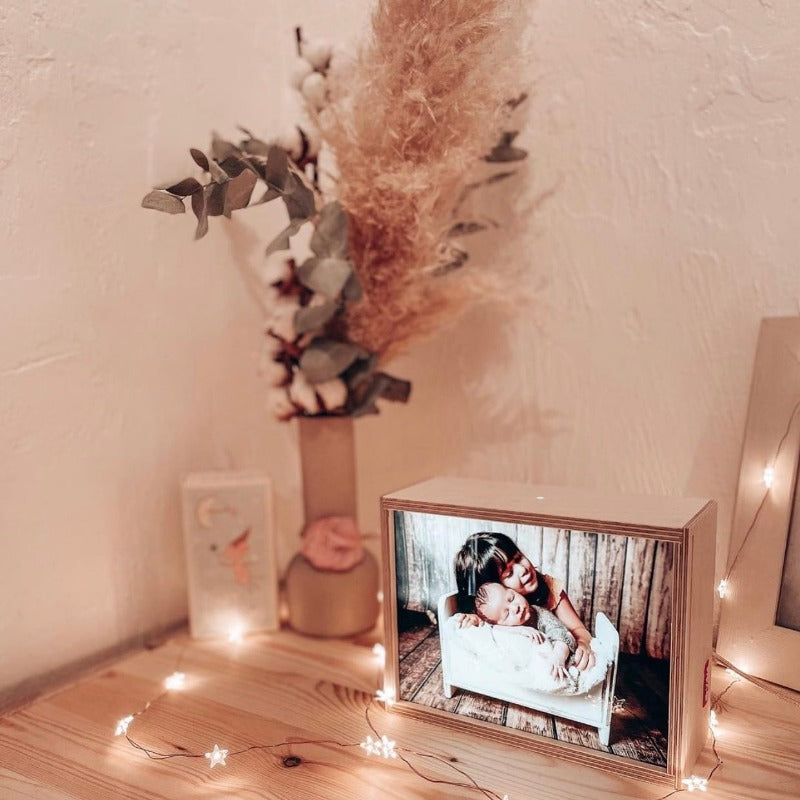 Cadre photo lumineux à personnaliser Dada Light®