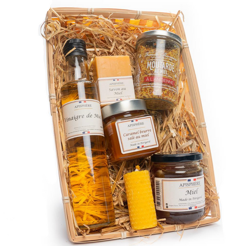 Panier de 6 produits artisanaux autour du miel Apisphère®