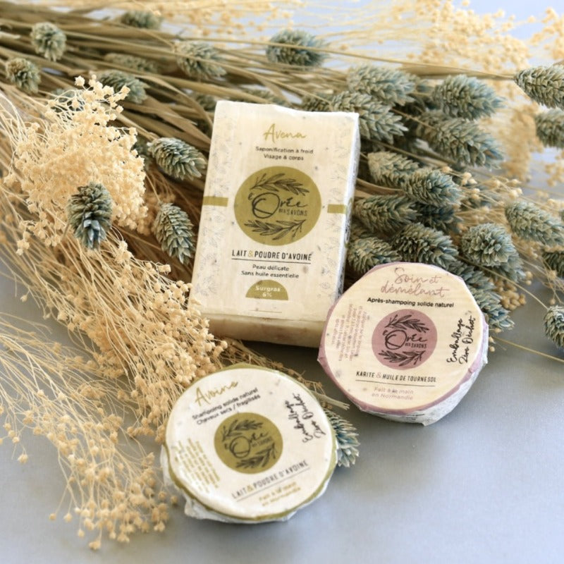 Coffret-Shampoing-savons-Avoine-solide-naturel-bio-zero-dechet-cheveux-corps-sec-oree-des-savons3