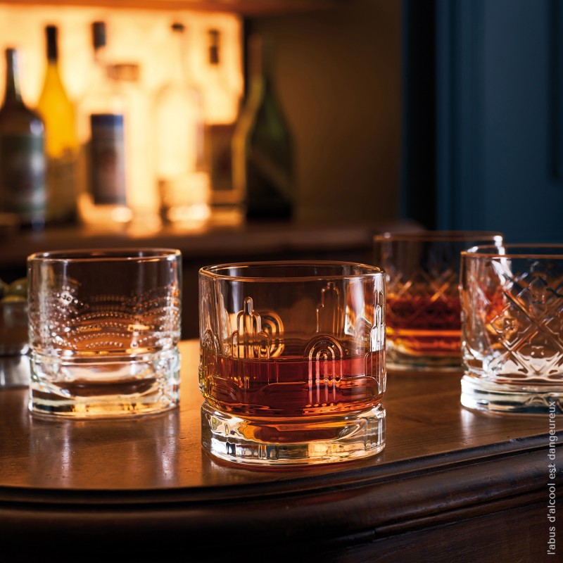 Coffret 4 verres à Whisky La Rochère®