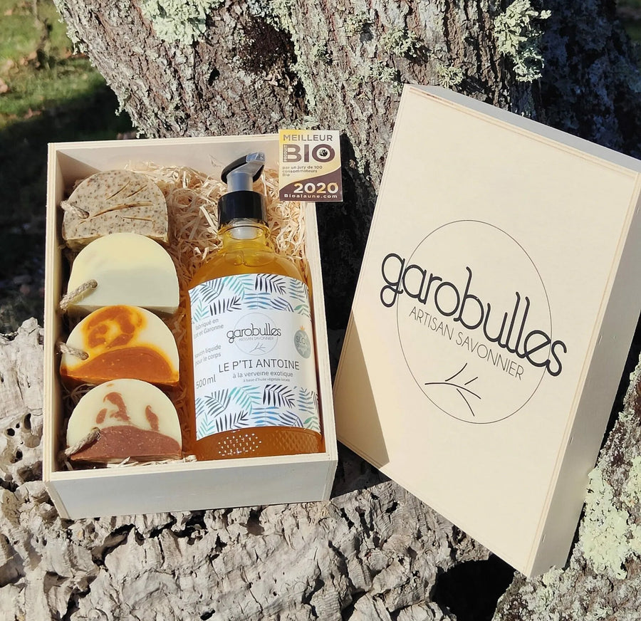 Coffret 5 savons artisanaux bio 🌳 Garobulles®