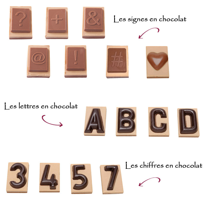 Coffret de chocolat avec message personnalisé-Le Cadeau Français®