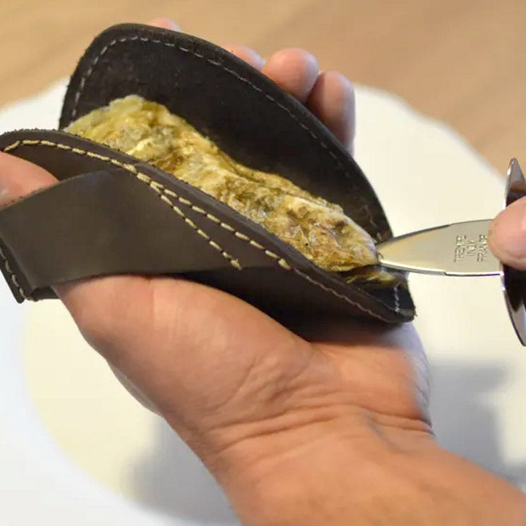 Coffret huîtrier gant et couteau Sillage Maroquinerie®