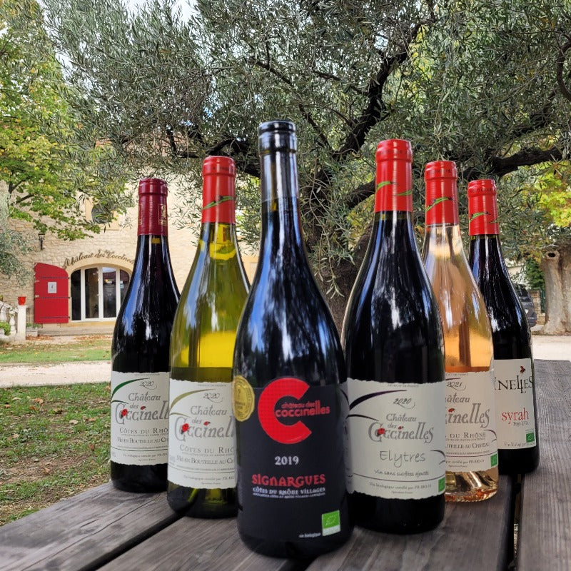 Coffret de Côtes du Rhône BIO Château des Coccinelles®