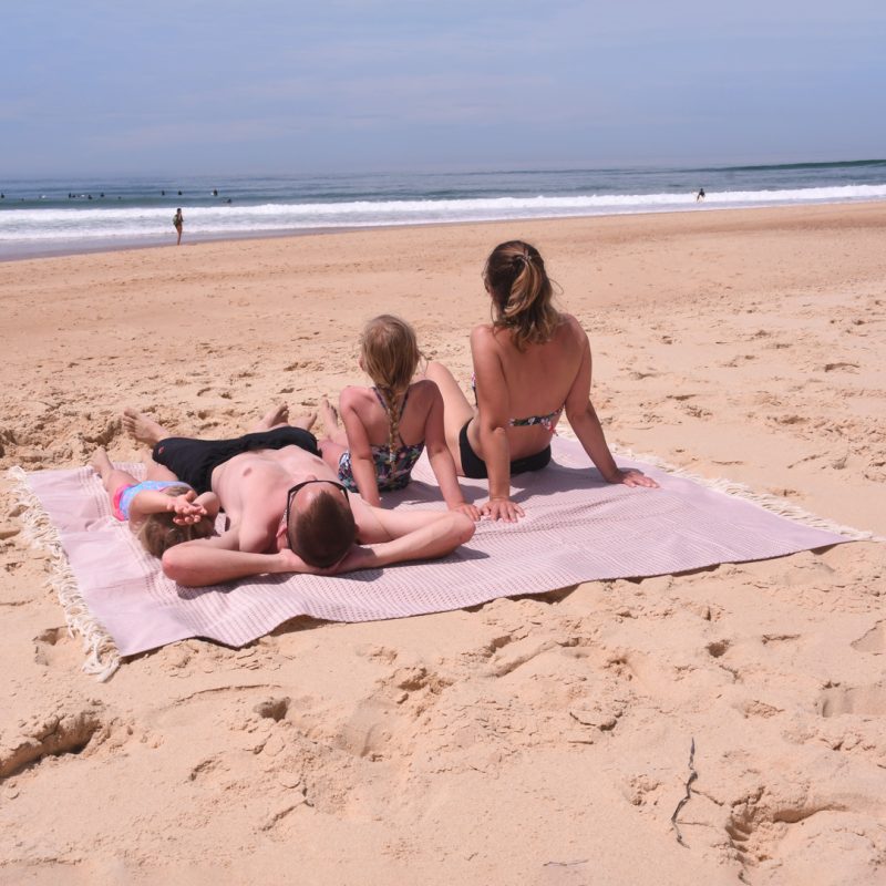 Fouta éponge en coton 90 cm x 190 cm