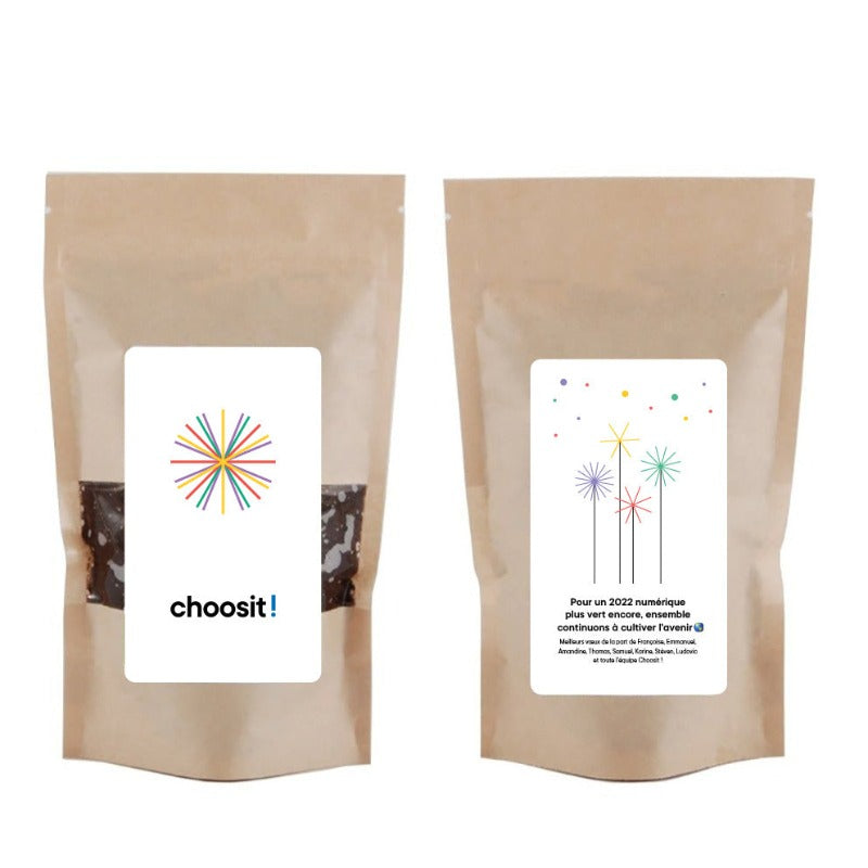 Sachet personnalisé garni de terre et graines - Kit de plantation