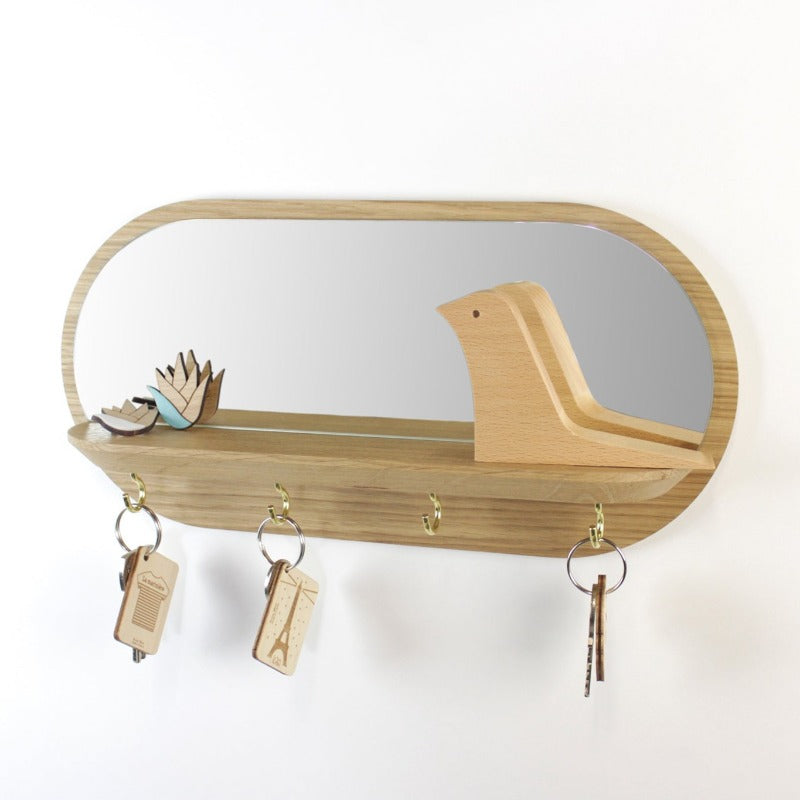 Miroir étagère "Moonlight" Reine Mère® fabrication France 🇫🇷