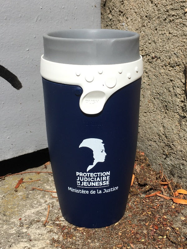 Mug "Twizz" isotherme en plastique 350 mL