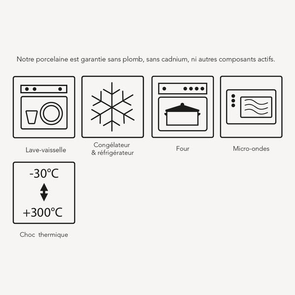 Mug cylindrique 30 cl en porcelaine