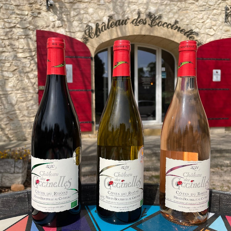 Coffret de Côtes du Rhône BIO Château des Coccinelles®