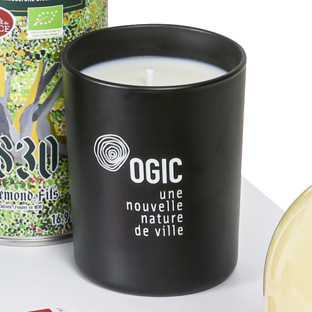 Bougie artisanale à la cire végétale personnalisée 🇫🇷