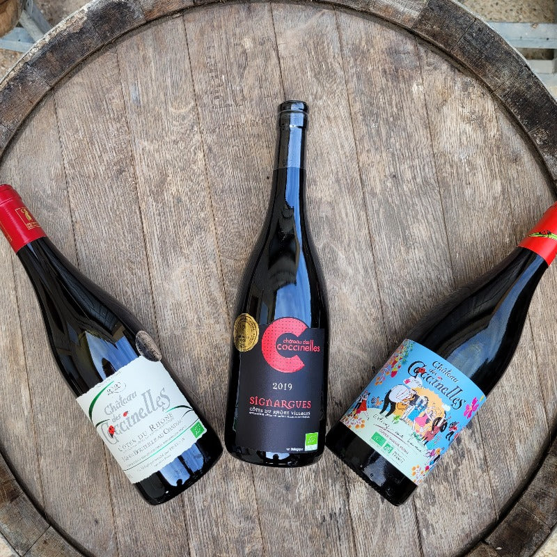 Coffret de Côtes du Rhône BIO Château des Coccinelles®