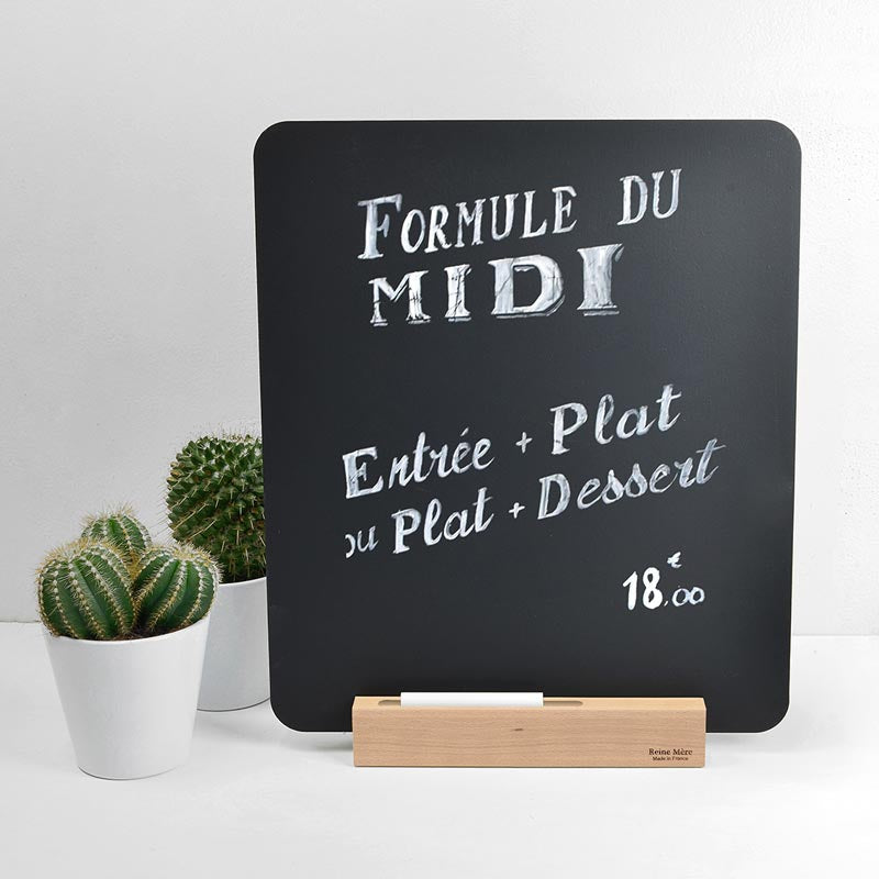 Tableau pense-bête/ Ardoise de table Reine Mère®
