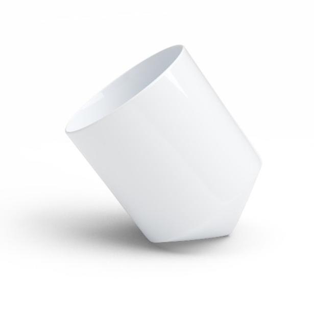 Tasse Porcelaine De Limoges A La Dérive Blanc Intégral Objet Non Personnalisable