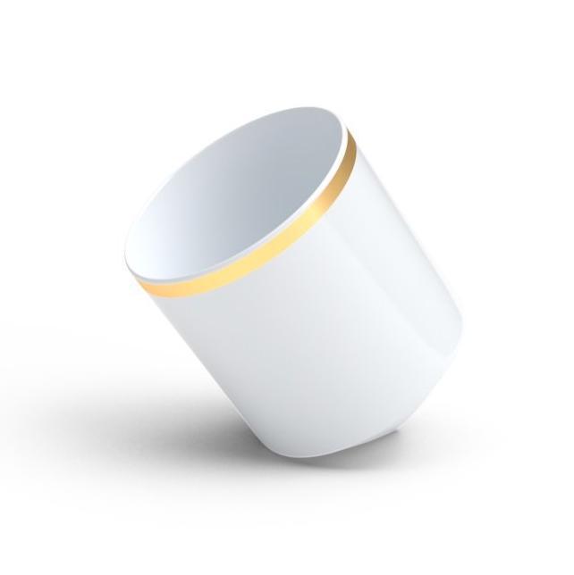 Tasse Porcelaine De Limoges A La Dérive Filet Dor Objet Non Personnalisable