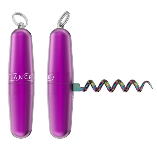 Tire-bouchon de poche avec anneau porte-clés Lance Design®