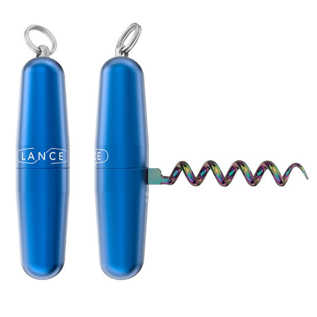 Tire-bouchon de poche avec anneau porte-clés Lance Design®