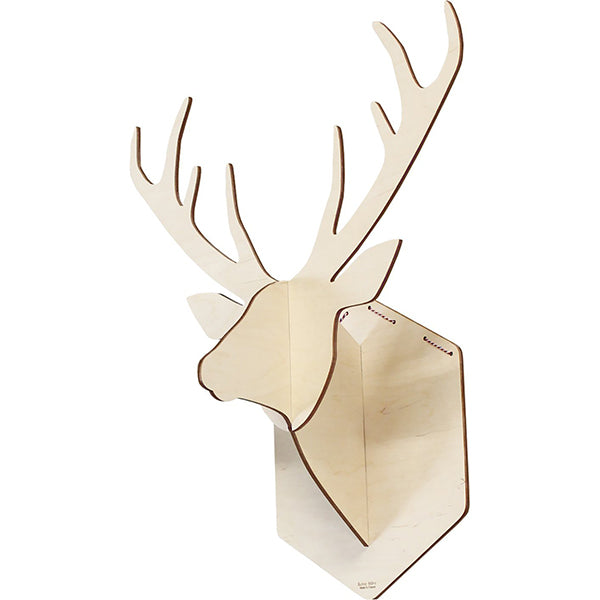 Trophée d'animaux en bois à construire Reine Mère®