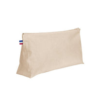 Trousse avec soufflet en coton bio personnalisable