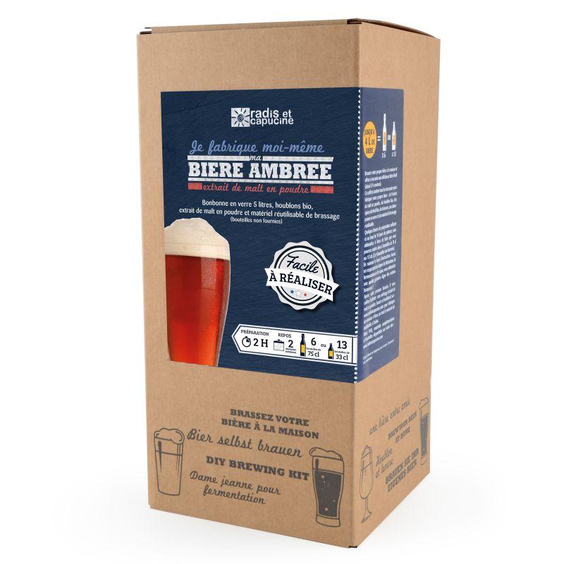 Kit De Brassage 4L Bière Ambrée Extrait Malt En Poudre Objet Non Personnalisable