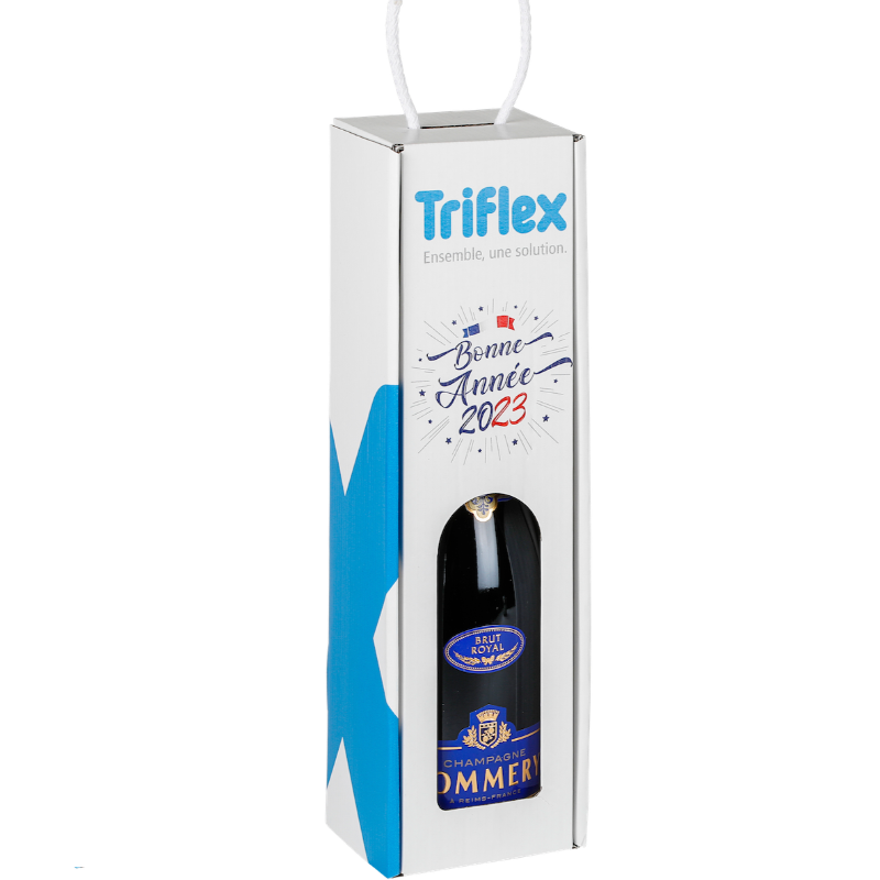 étui bouteille personnalisé Triflex Le Cadeau Français